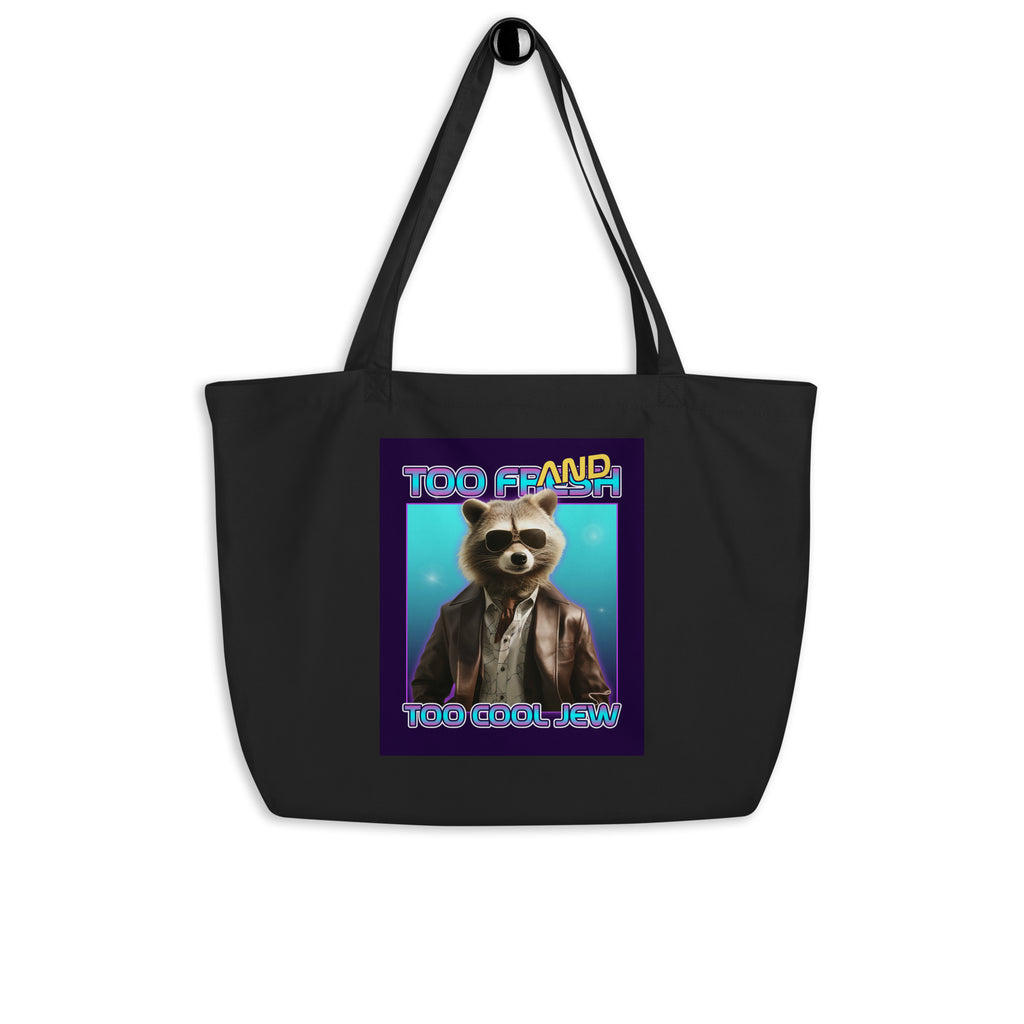 Mr Racoon | Large Organic Tote Bag
