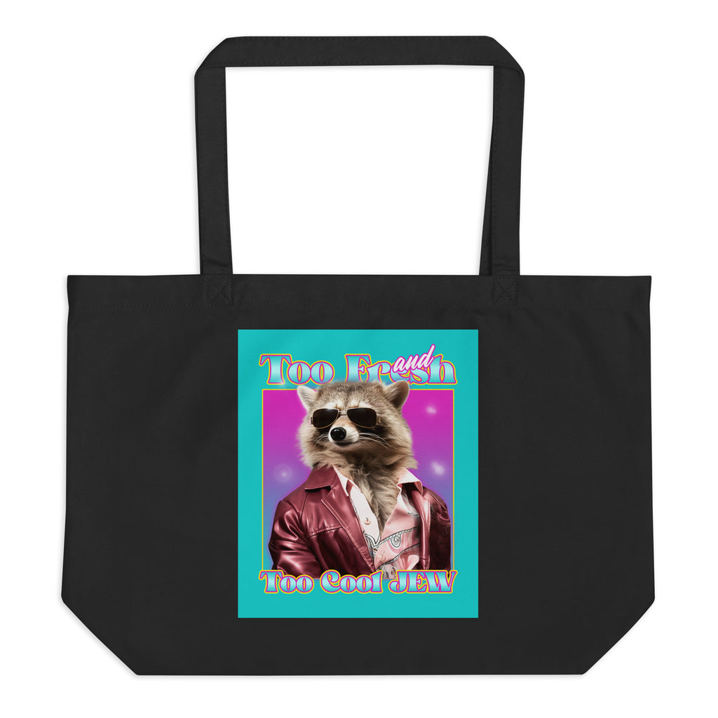 Mr Racoon | Large Organic Tote Bag