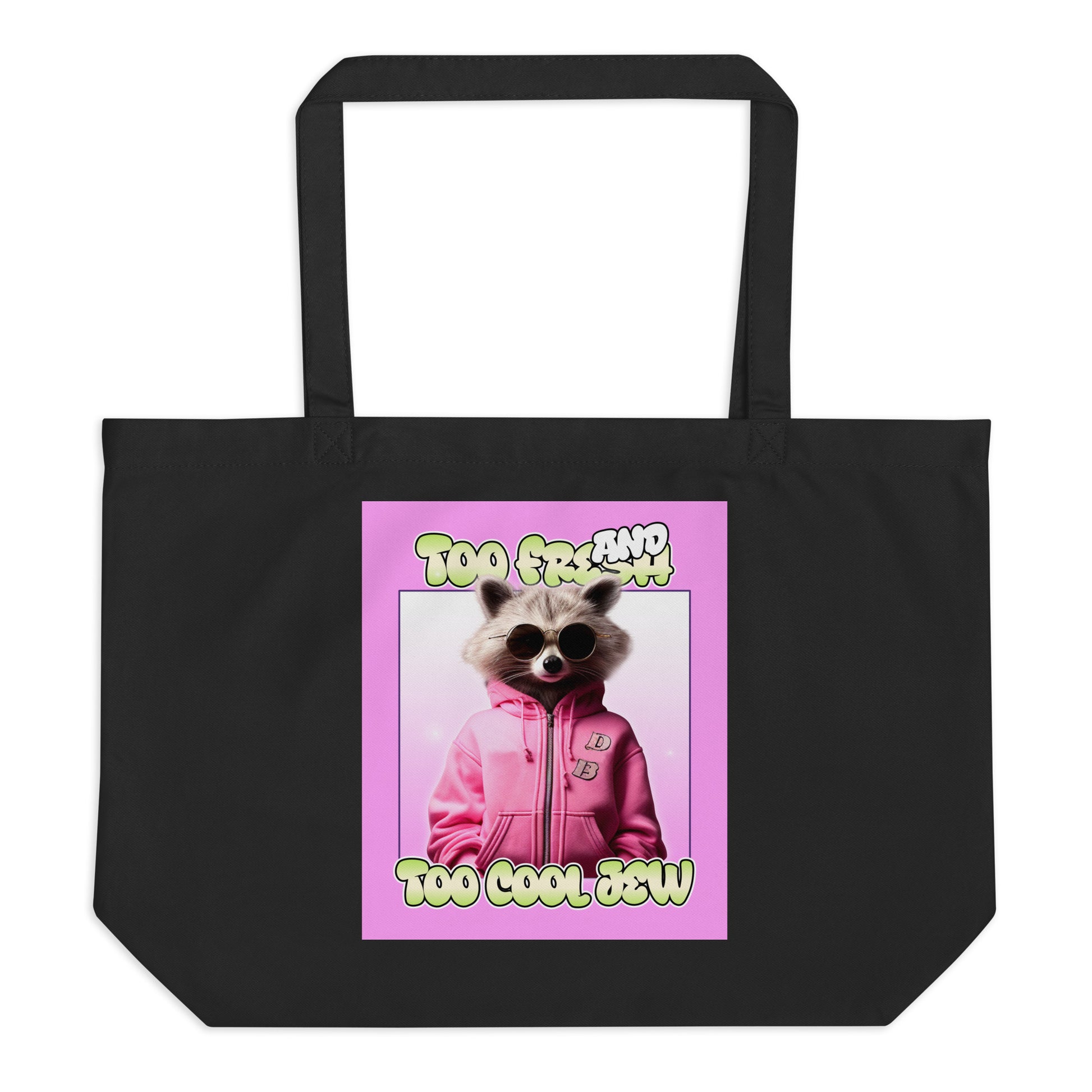 Mr Racoon | Large Organic Tote Bag Jouparty