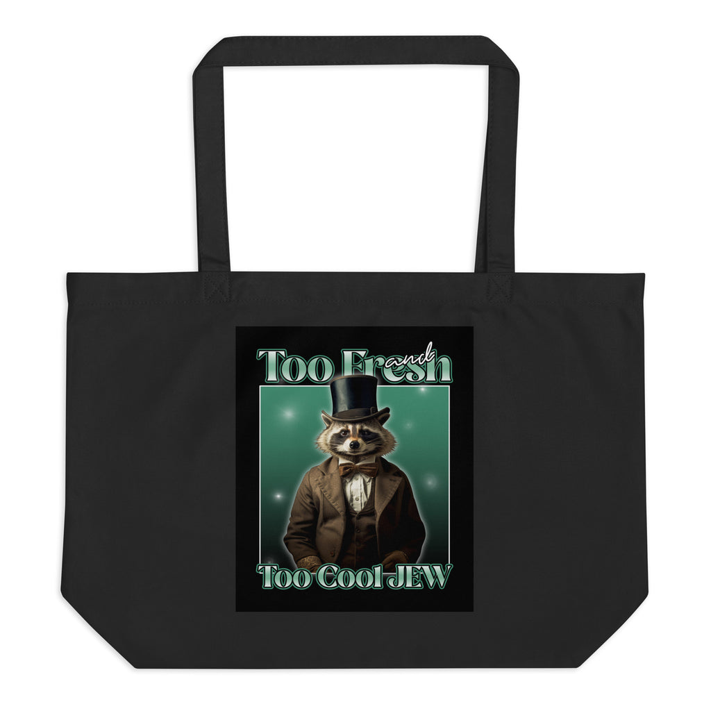 Mr Racoon | Large Organic Tote Bag