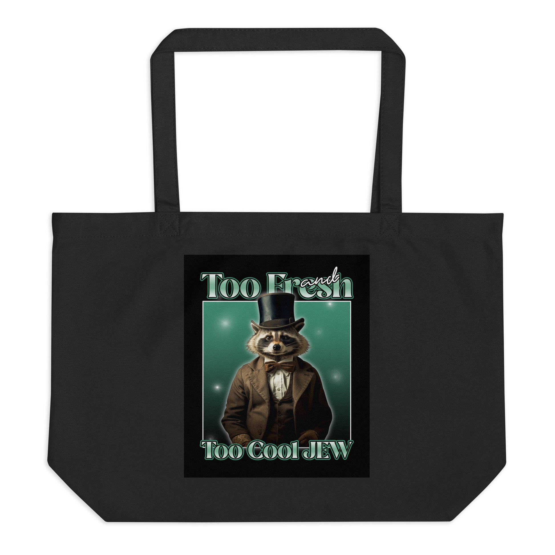 Mr Racoon | Large Organic Tote Bag