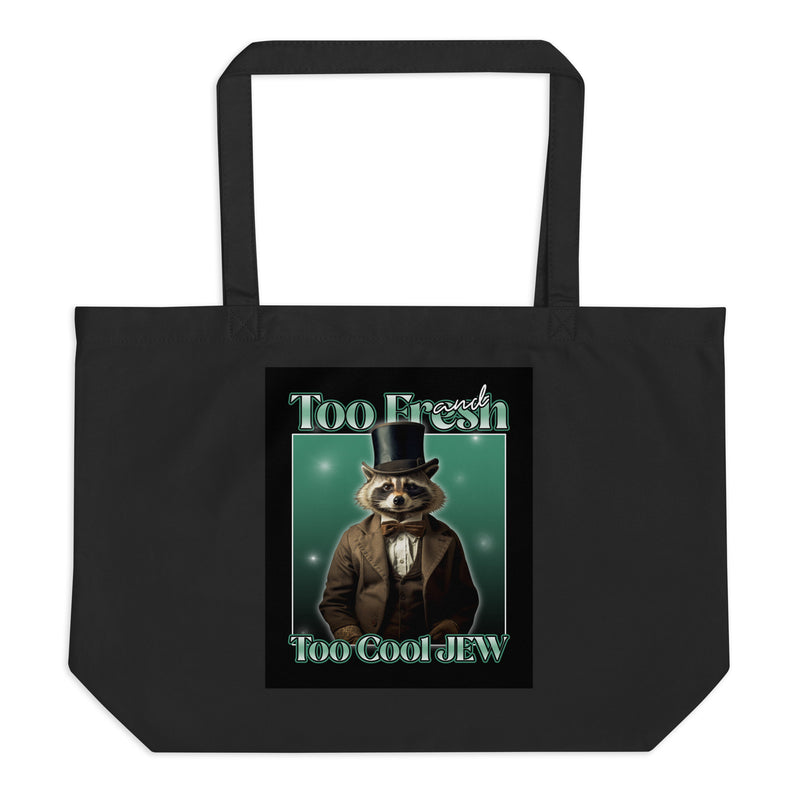 Mr Racoon | Large Organic Tote Bag