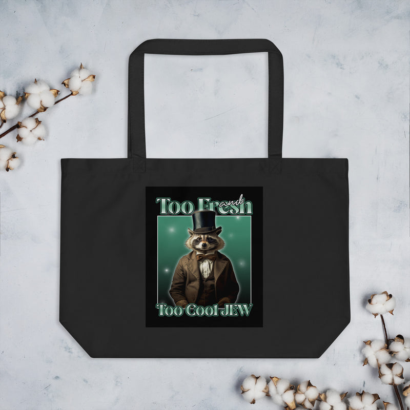 Mr Racoon | Large Organic Tote Bag