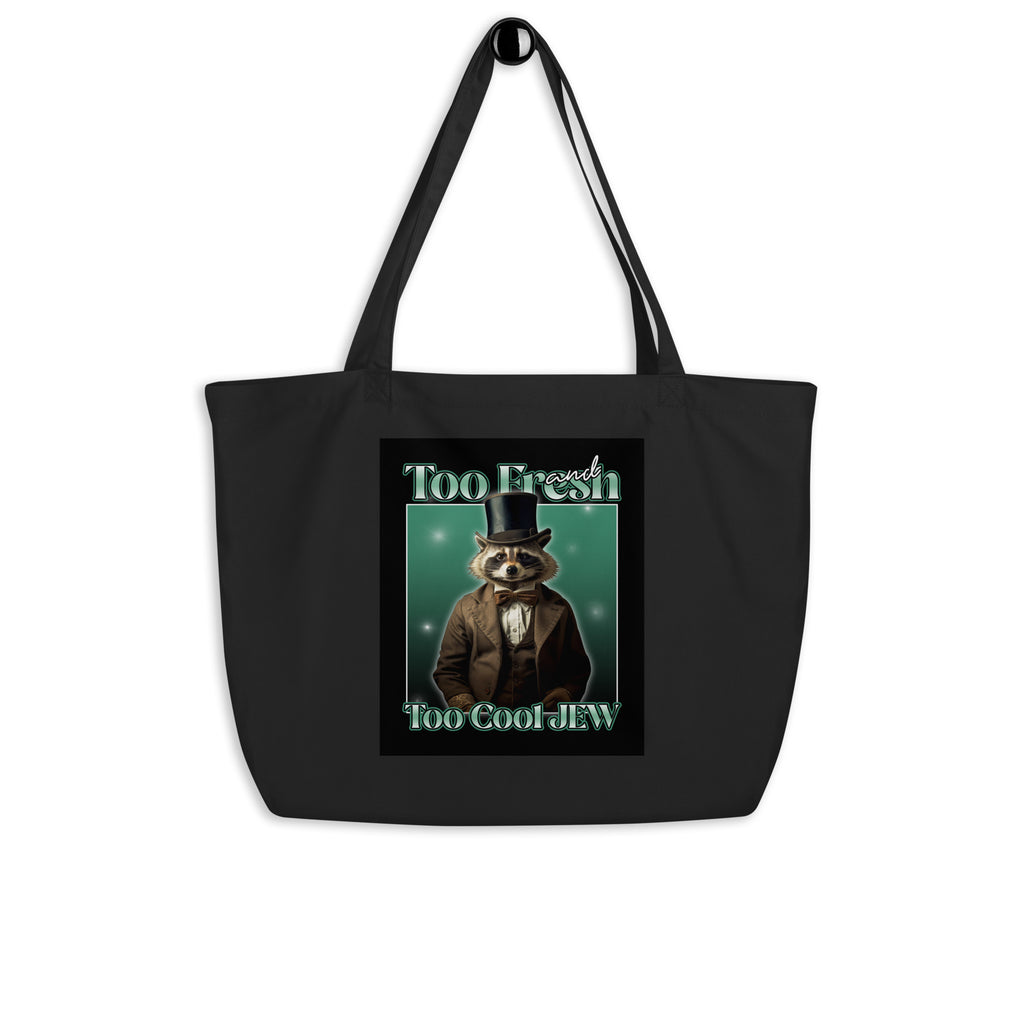 Mr Racoon | Large Organic Tote Bag