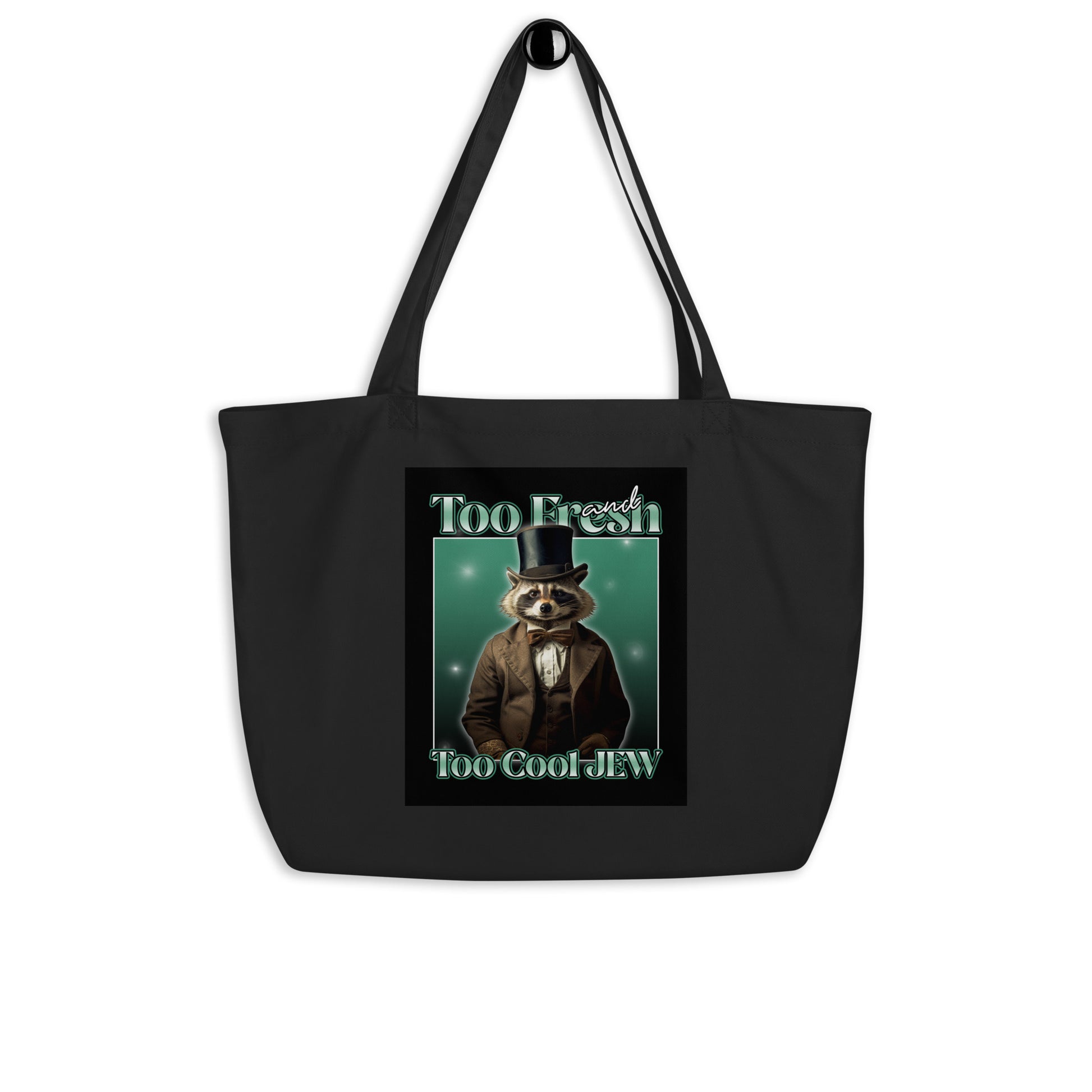 Mr Racoon | Large Organic Tote Bag