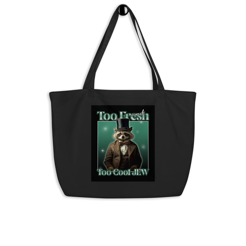 Mr Racoon | Large Organic Tote Bag
