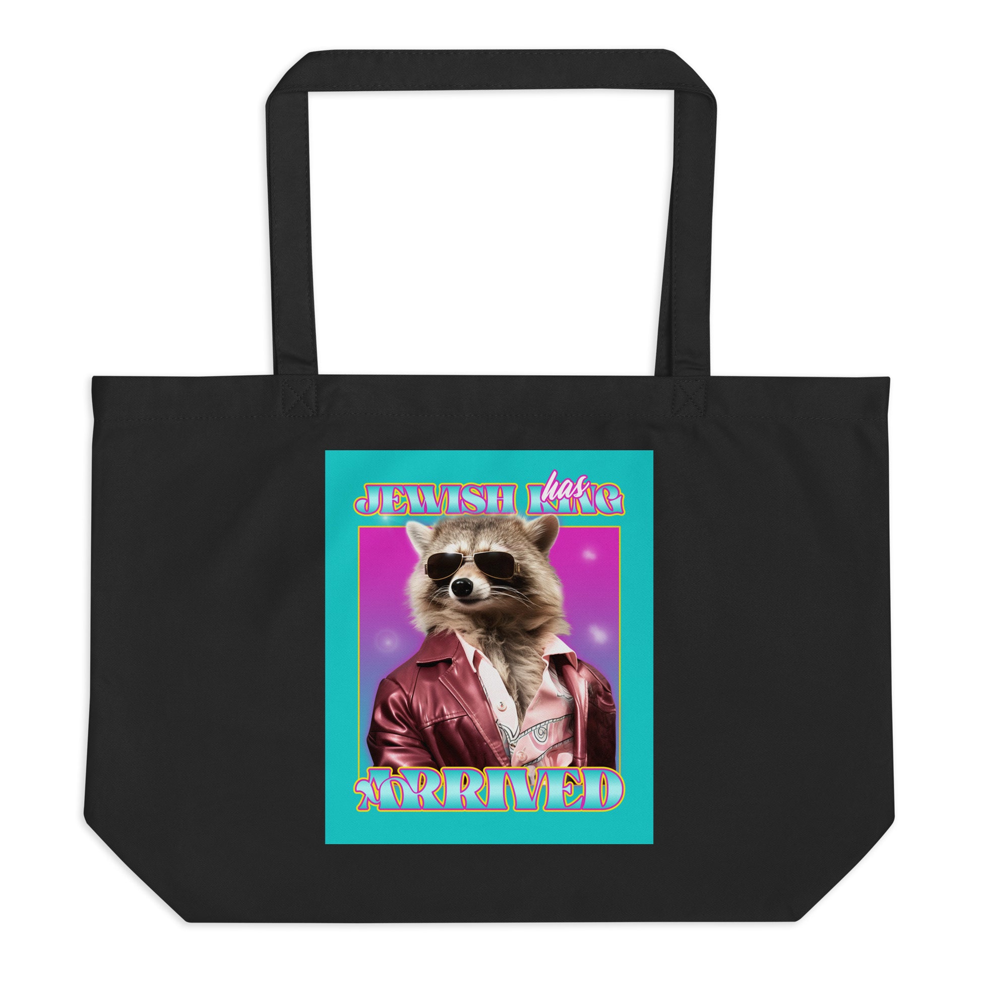 Mr Racoon | Large Organic Tote Bag