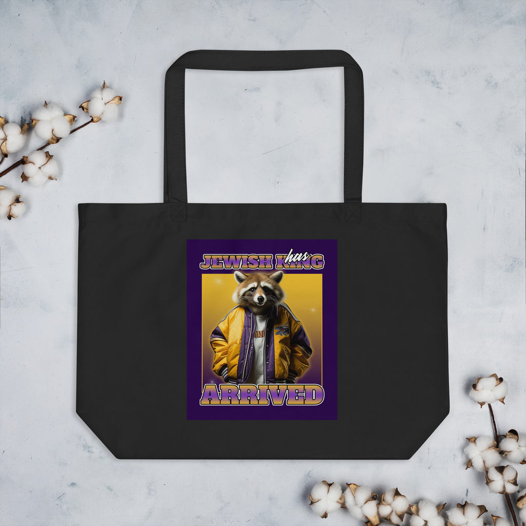 Mr Racoon | Large Organic Tote Bag Jouparty