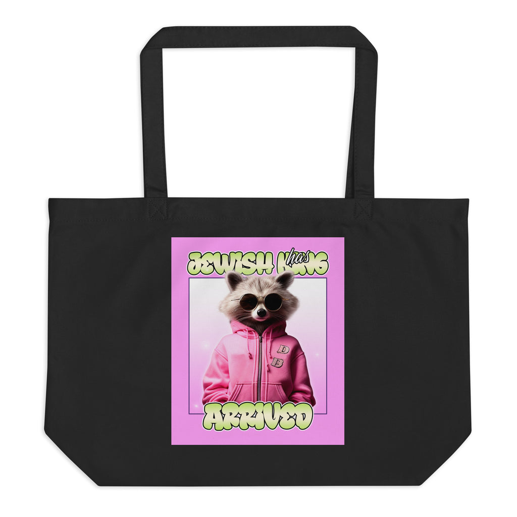 Mr Racoon | Large Organic Tote Bag Jouparty