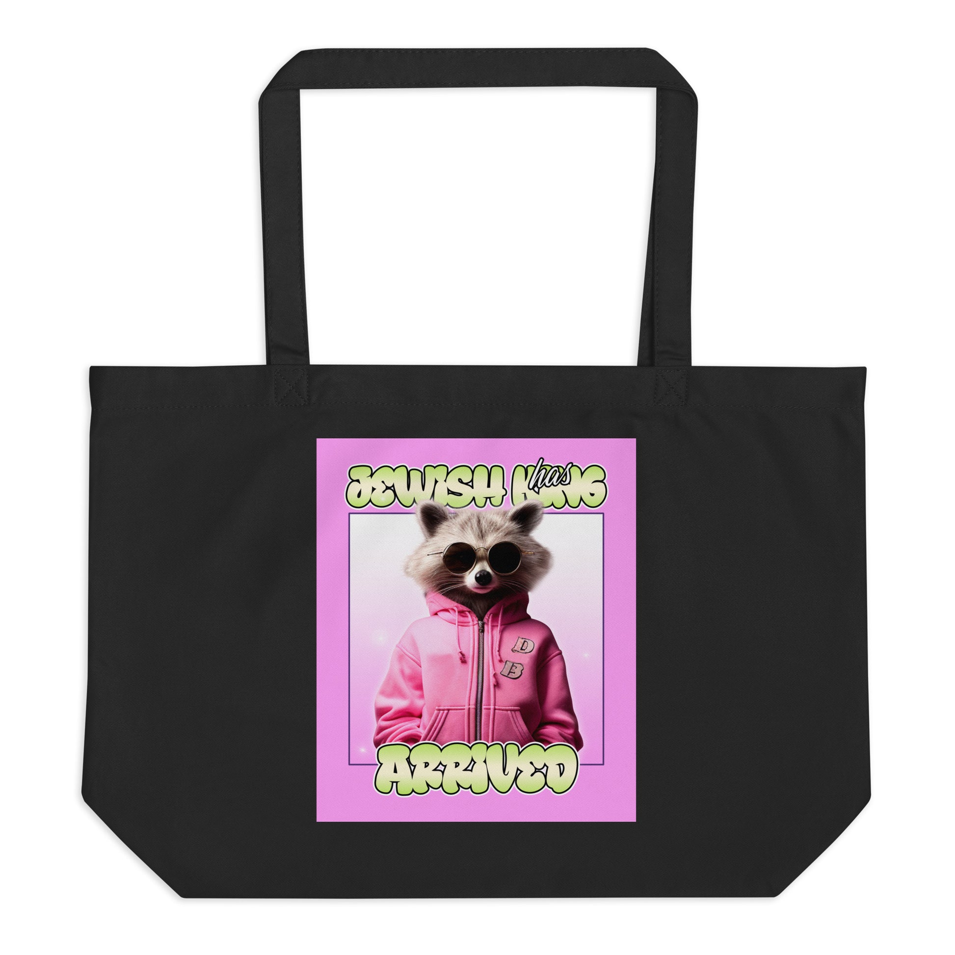 Mr Racoon | Large Organic Tote Bag Jouparty