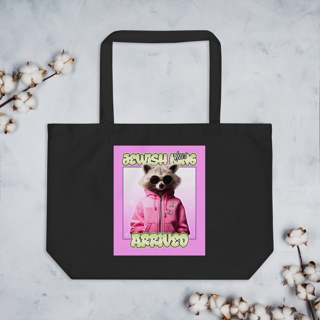 Mr Racoon | Large Organic Tote Bag Jouparty