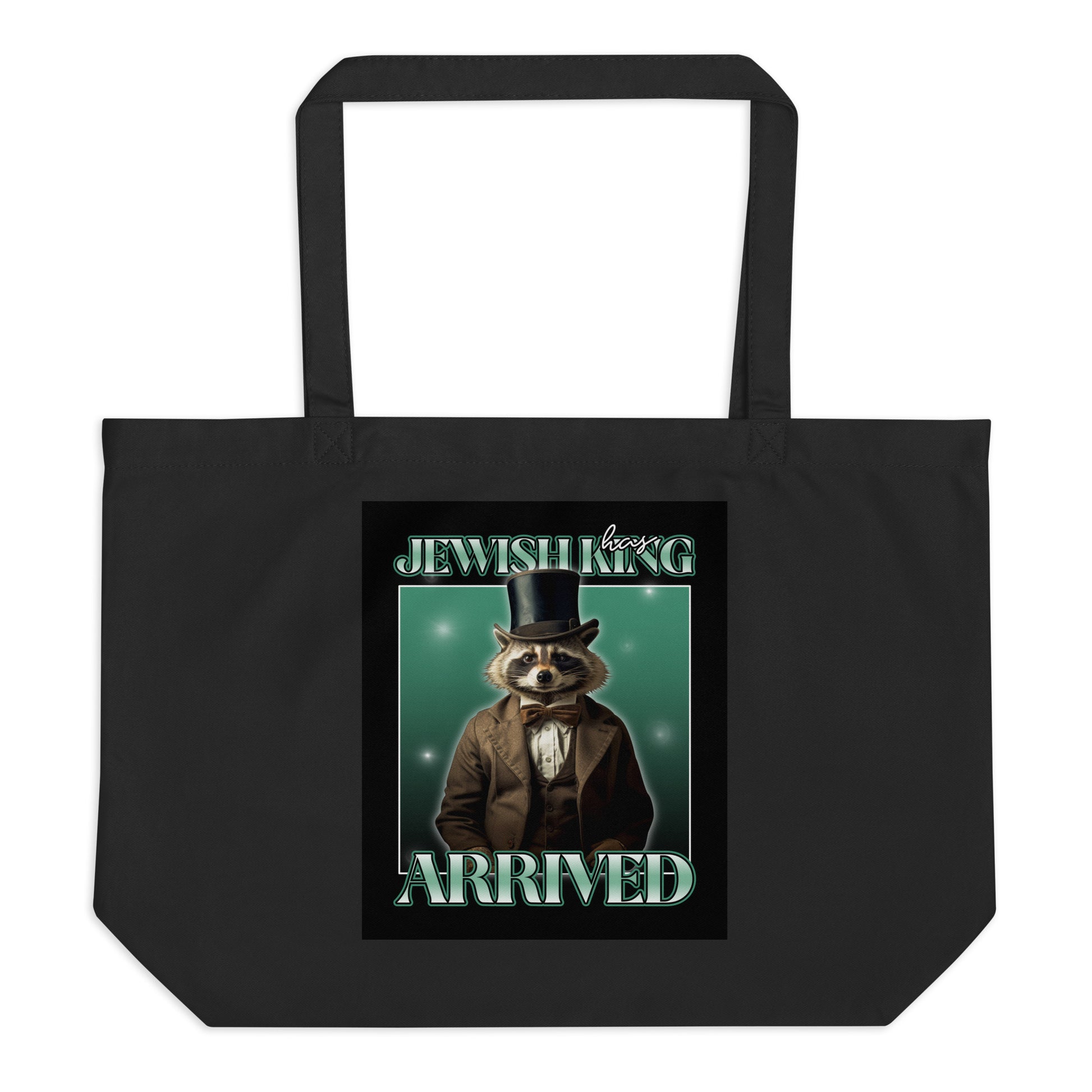 Mr Racoon | Large Organic Tote Bag Jouparty