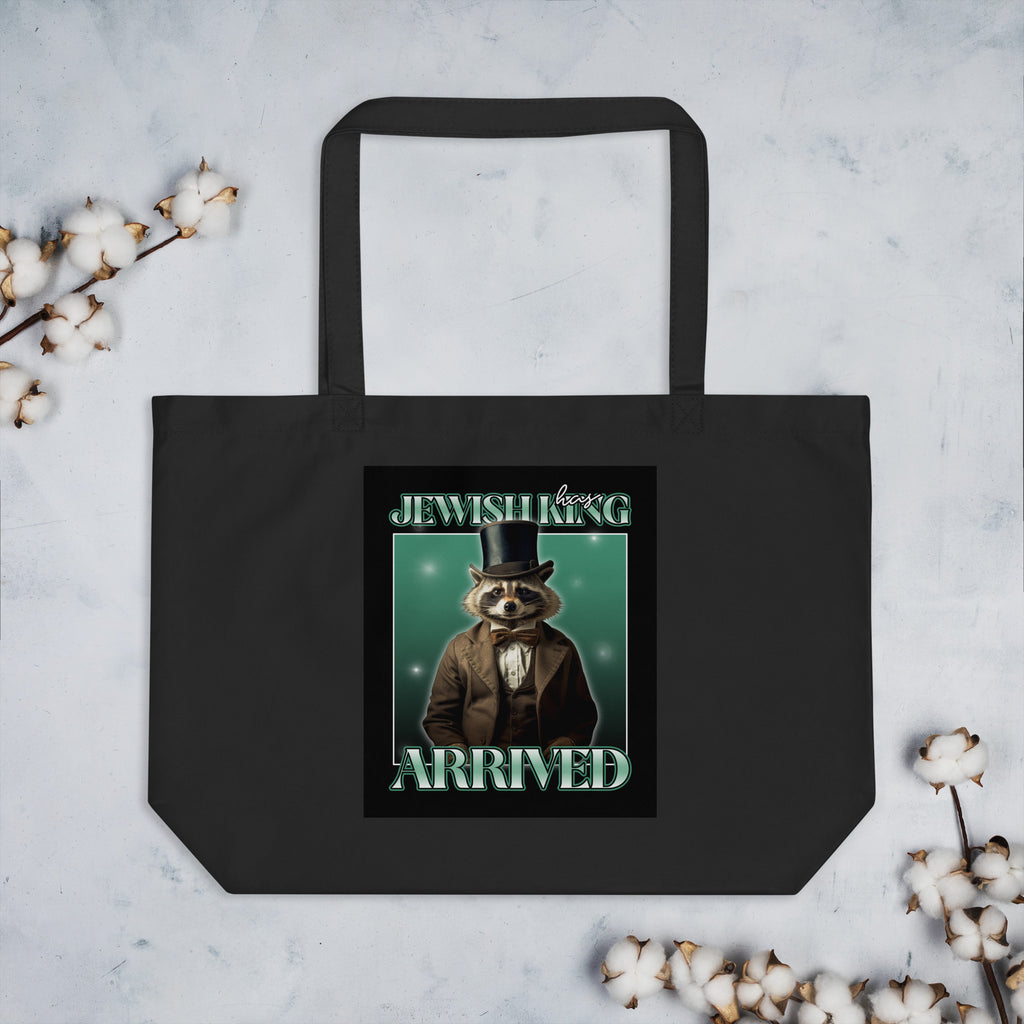 Mr Racoon | Large Organic Tote Bag Jouparty