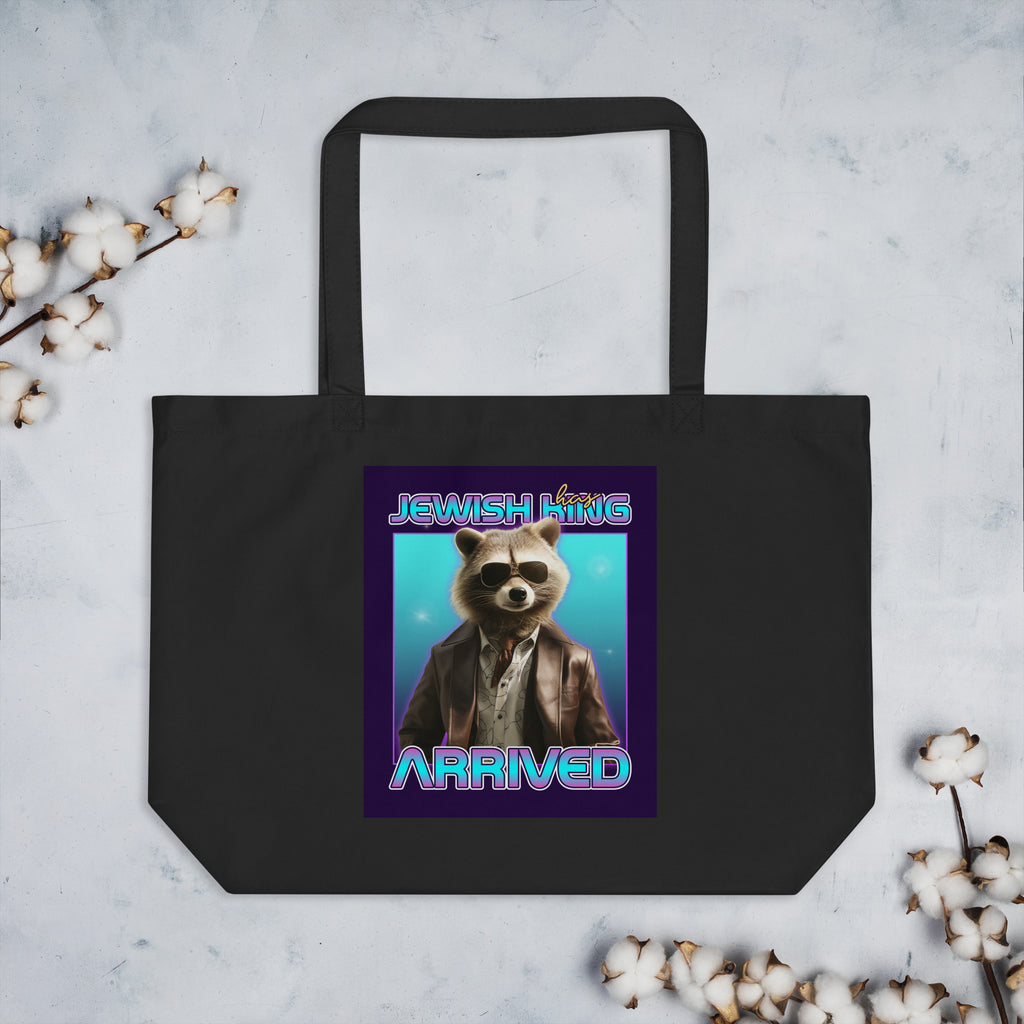 Mr Racoon | Large Organic Tote Bag