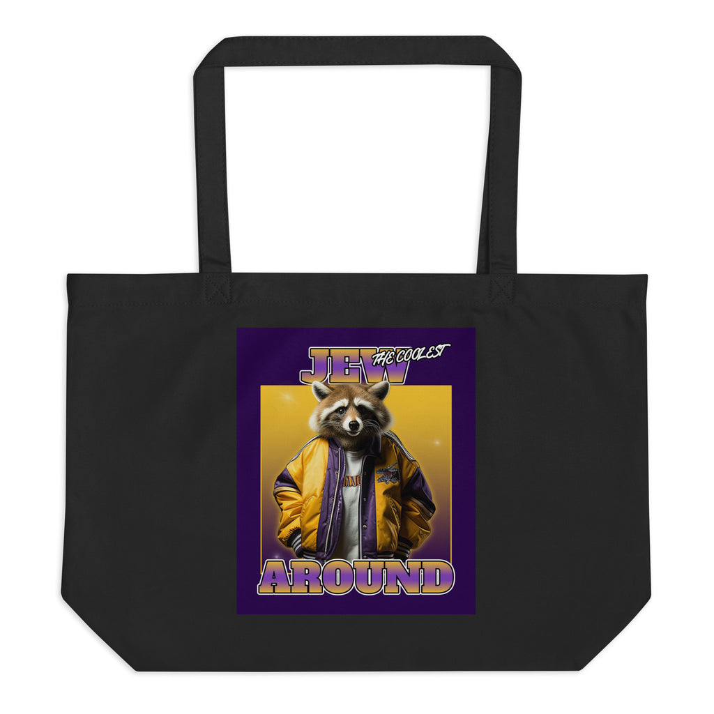 Mr Racoon | Large Organic Tote Bag Jouparty