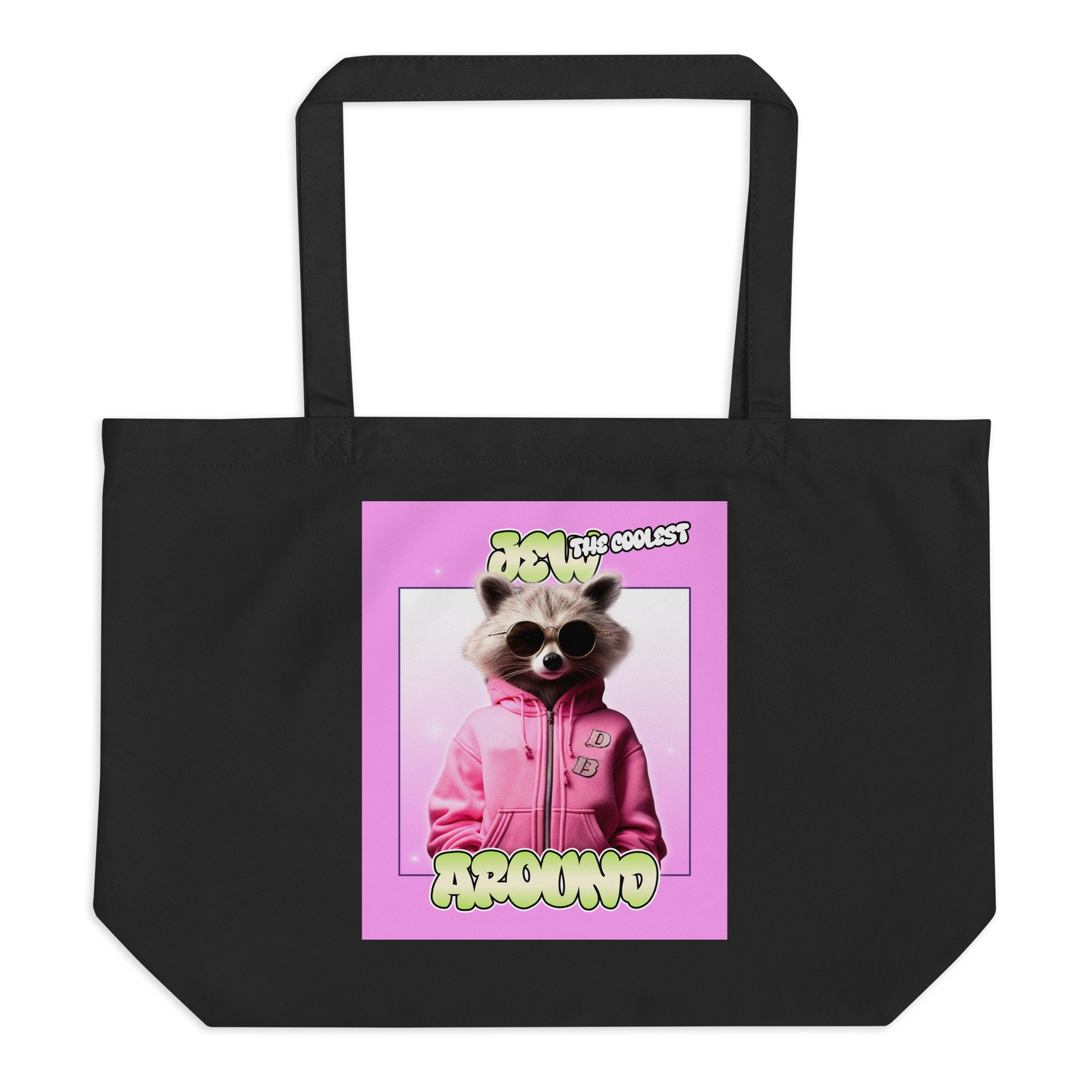 Mr Racoon | Large Organic Tote Bag