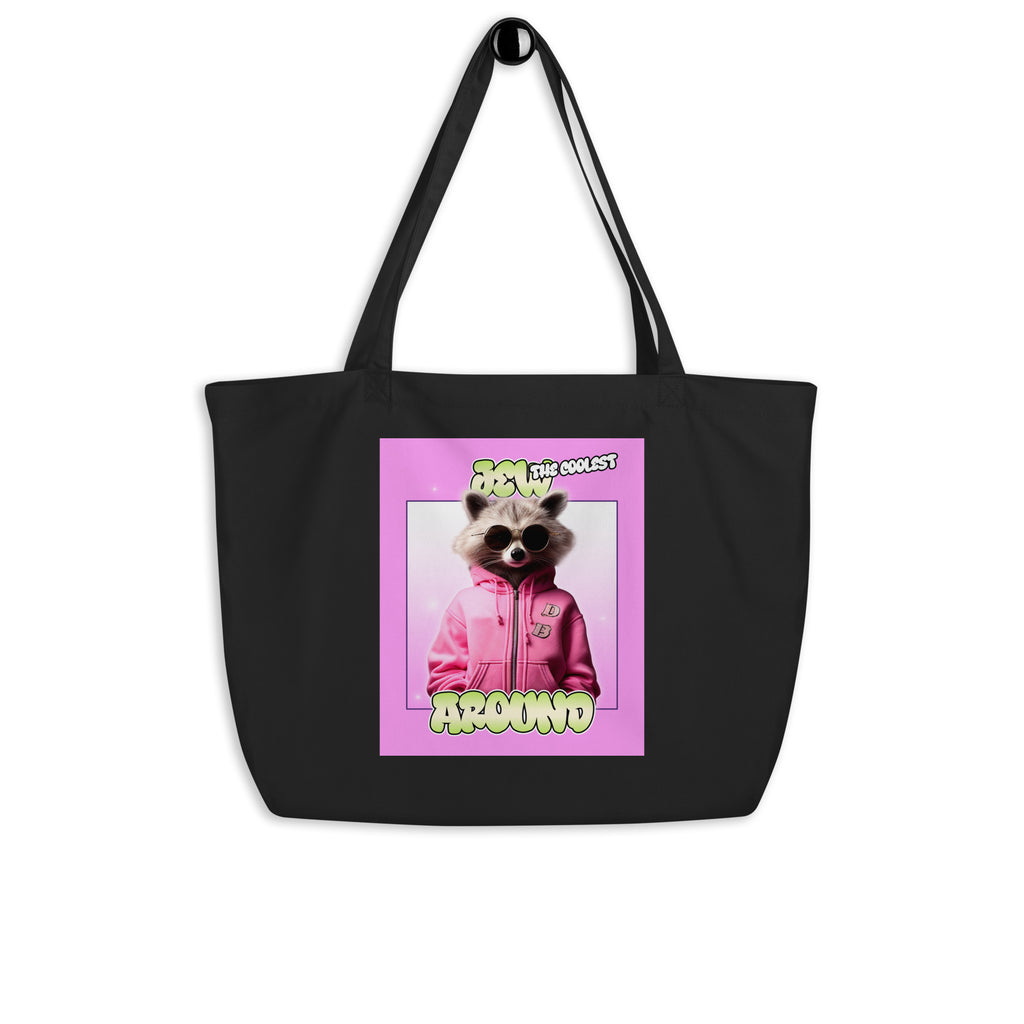 Mr Racoon | Large Organic Tote Bag