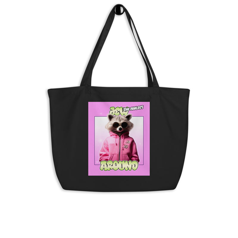 Mr Racoon | Large Organic Tote Bag