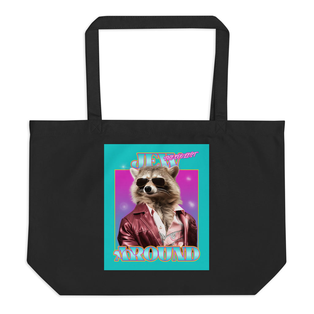 Mr Racoon | Large Organic Tote Bag