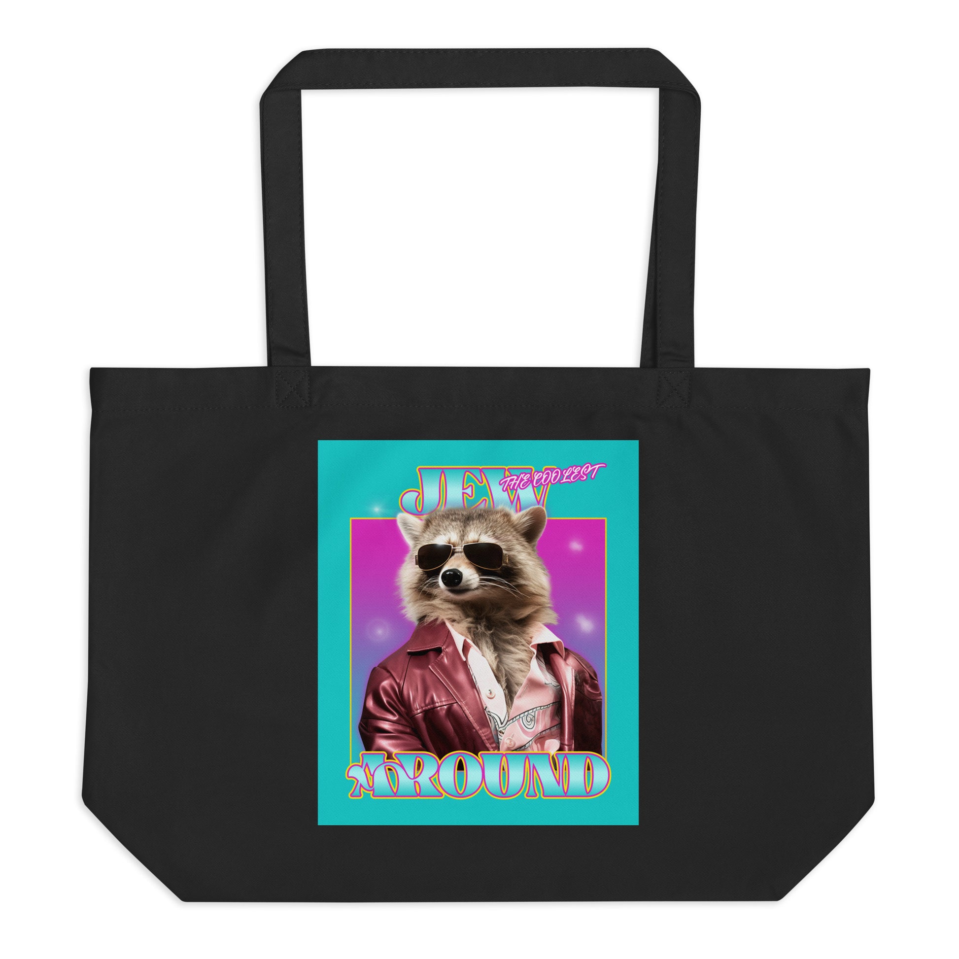 Mr Racoon | Large Organic Tote Bag