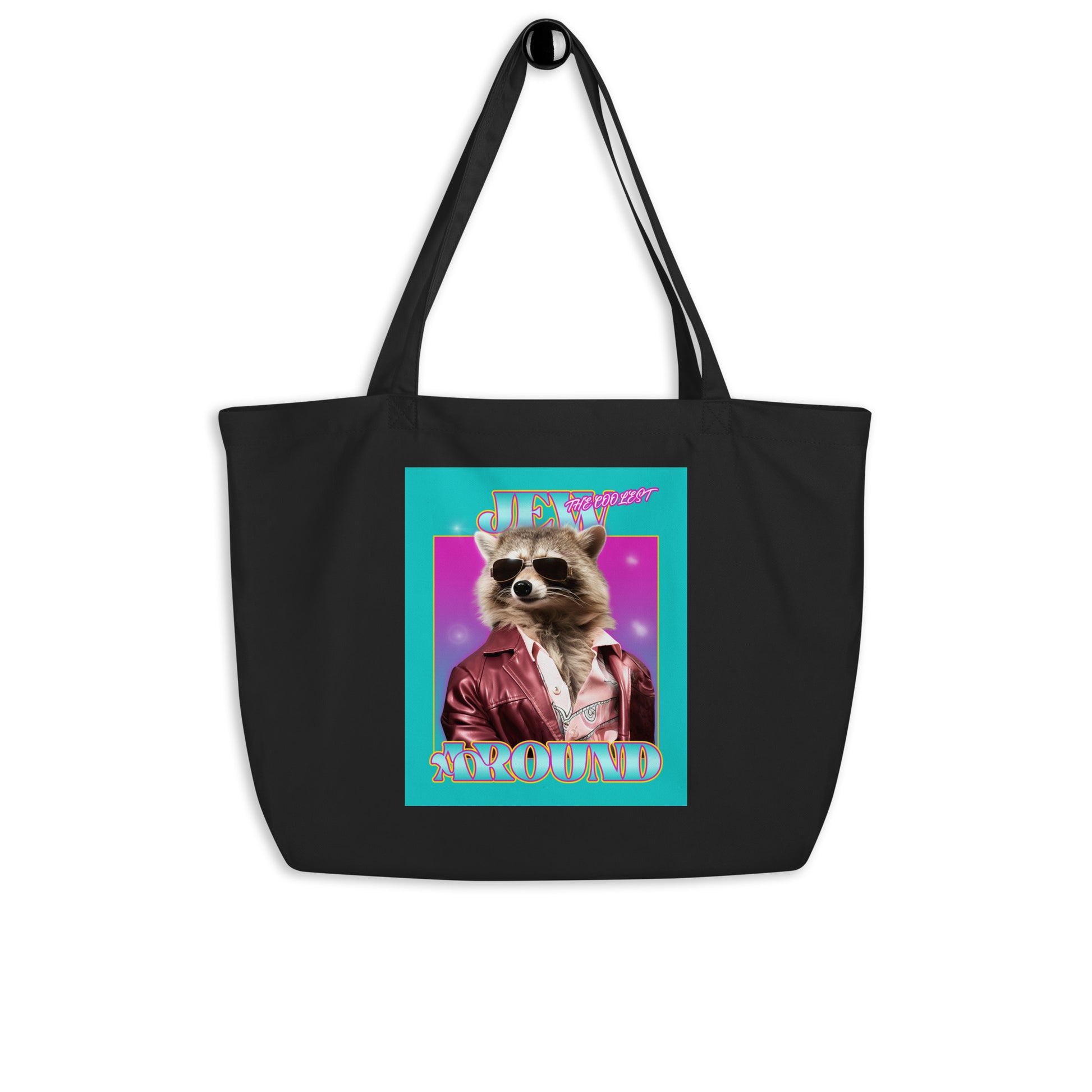 Mr Racoon | Large Organic Tote Bag