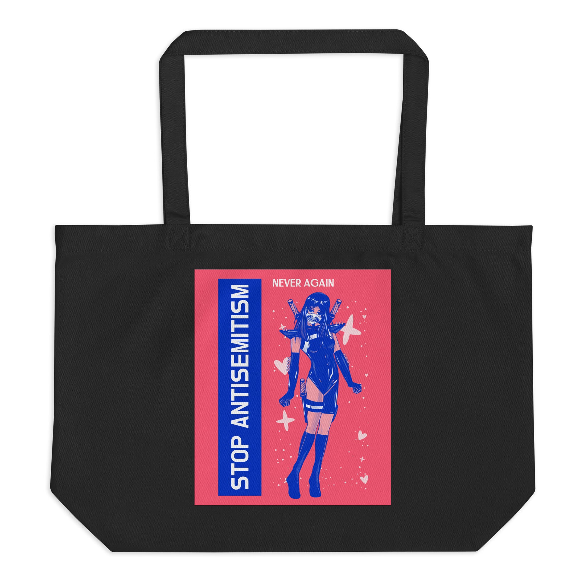 Girl Book | Antisemitism | Large Organic Tote Bag
