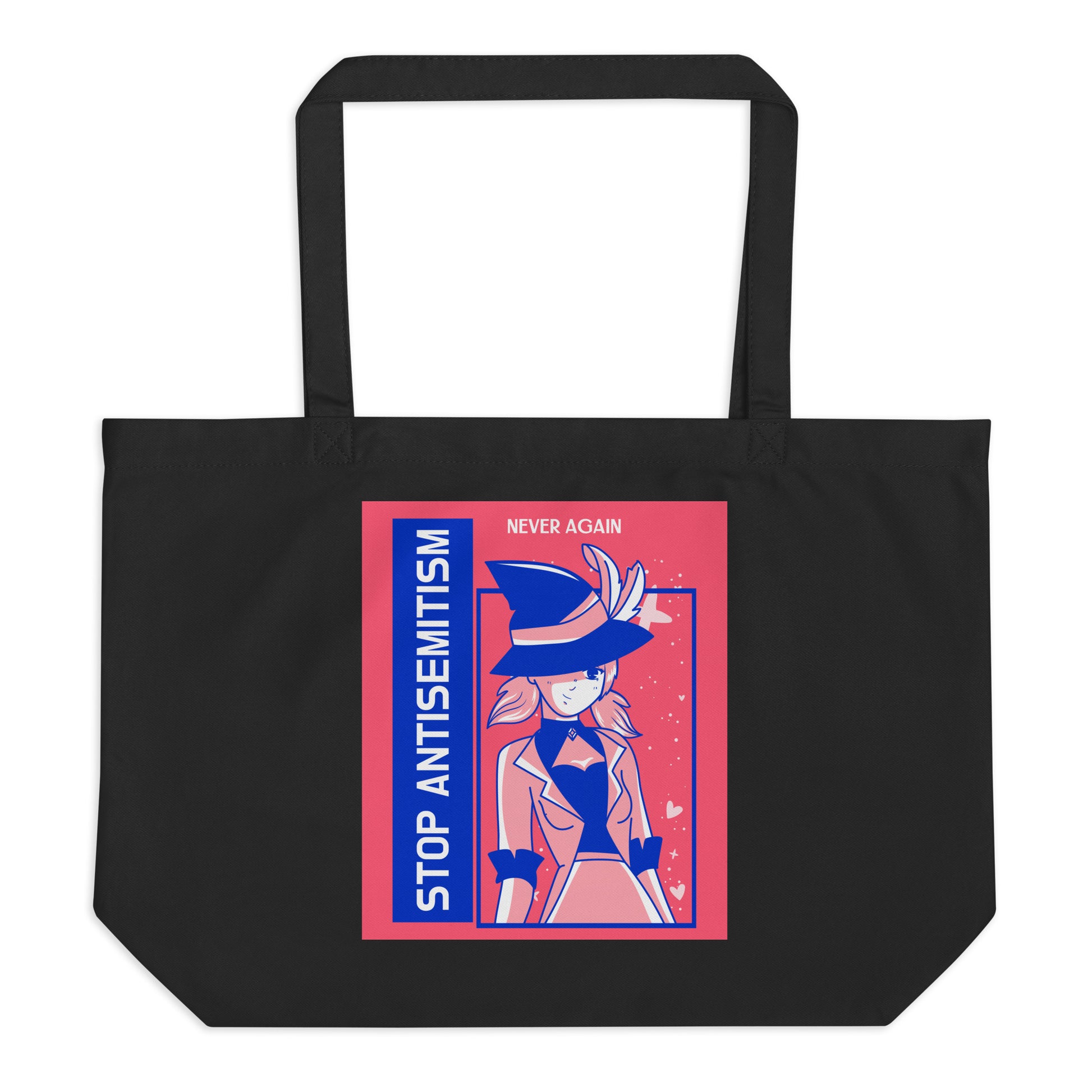 Girl Book | Antisemitism | Large Organic Tote Bag
