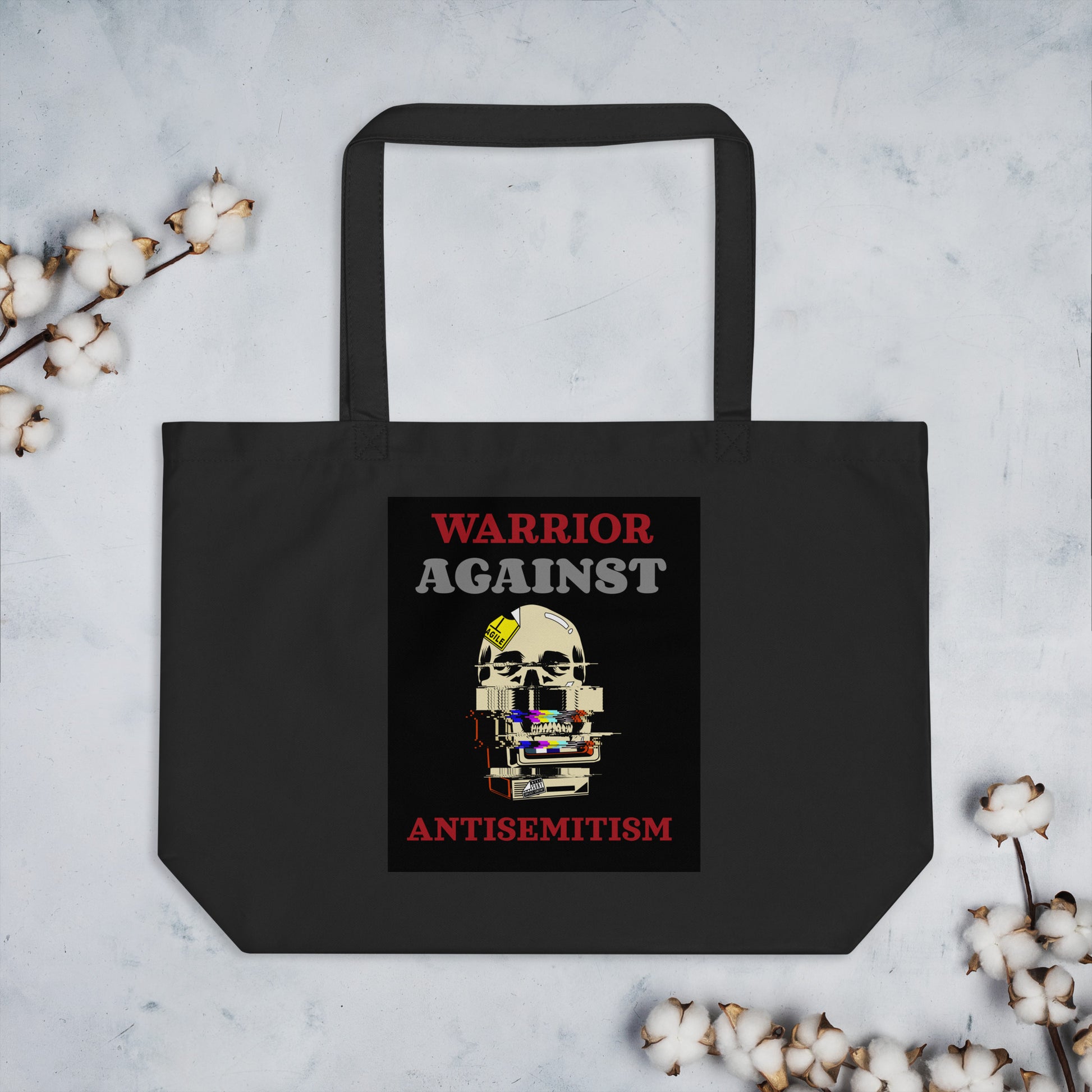 Brave Warrior | Large Organic Tote Bag