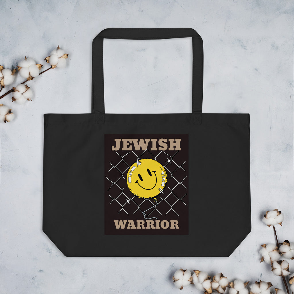 Brave Warrior | Large Organic Tote Bag