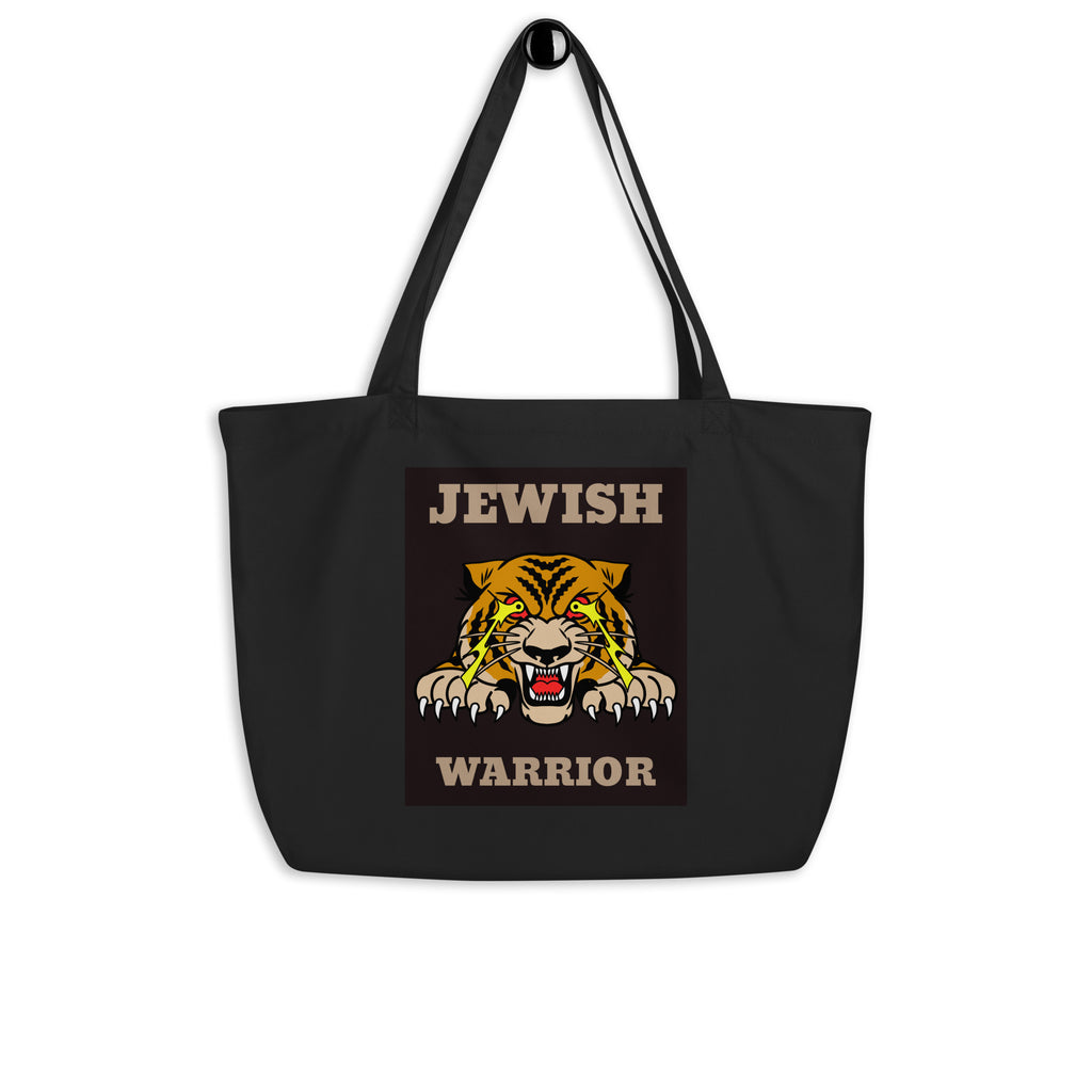 Brave Warrior | Large Organic Tote Bag Jouparty