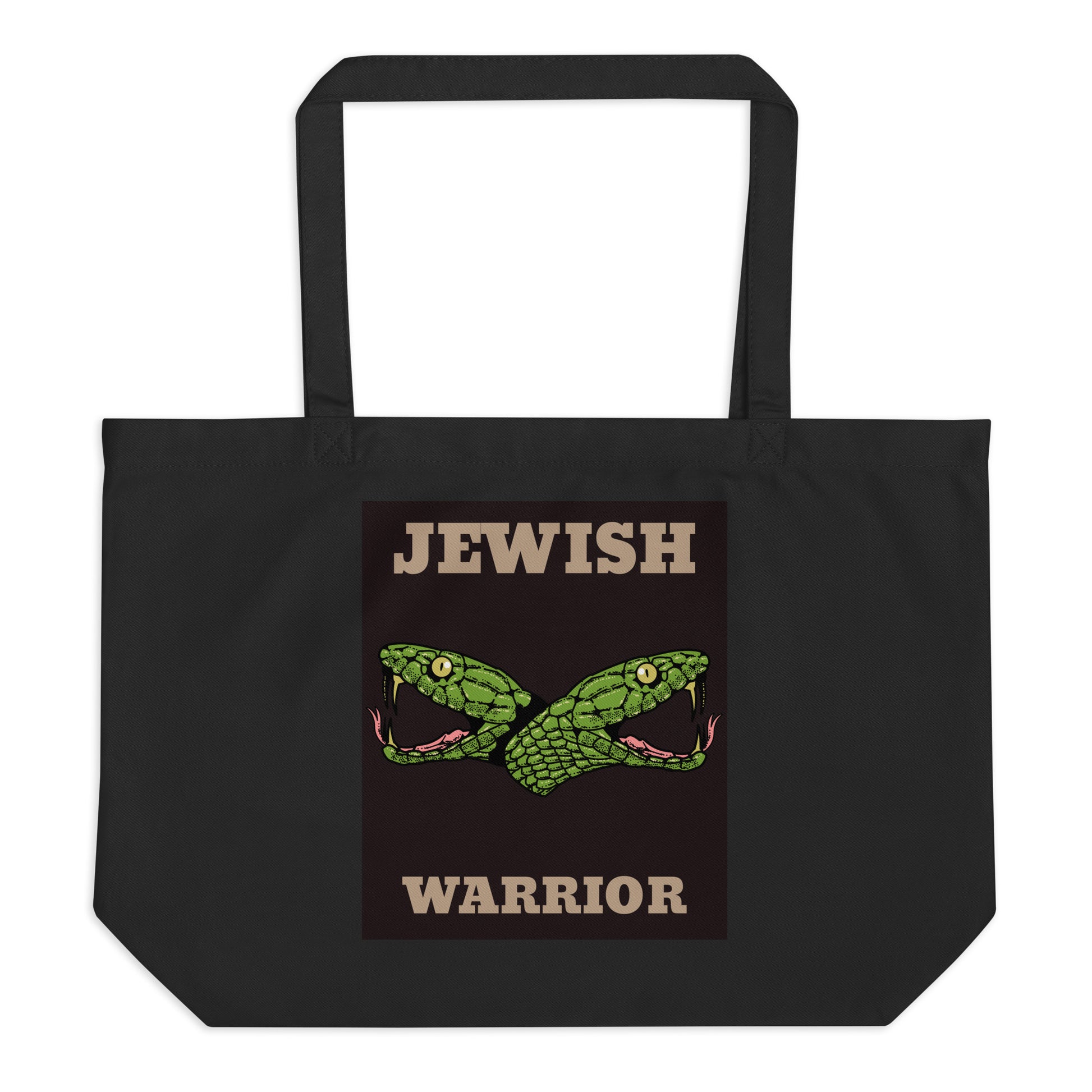 Brave Warrior | Large Organic Tote Bag Jouparty