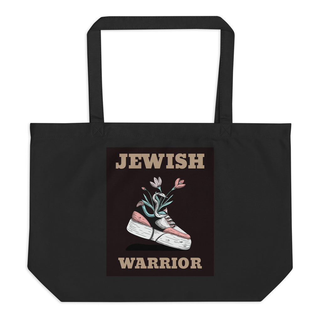 Brave Warrior | Large Organic Tote Bag