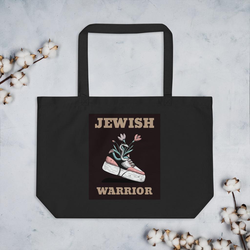 Brave Warrior | Large Organic Tote Bag