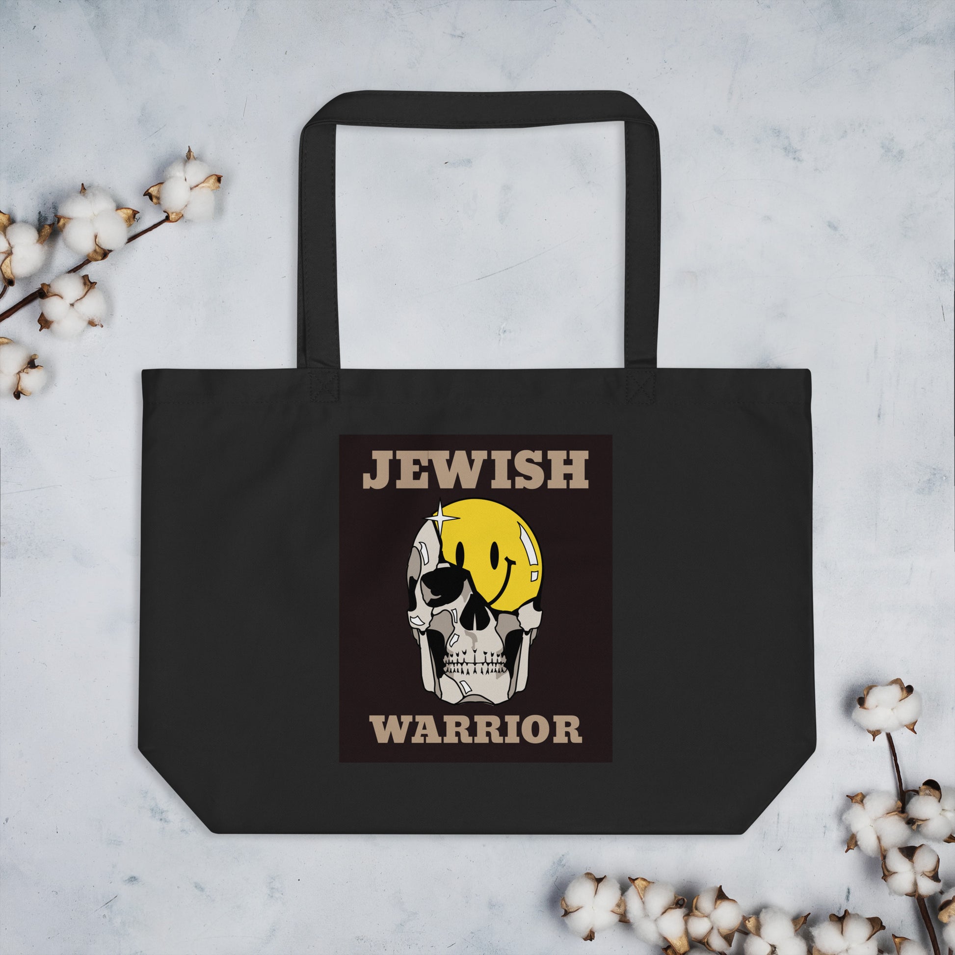 Brave Warrior | Large Organic Tote Bag Jouparty
