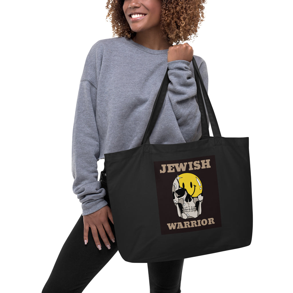 Brave Warrior | Large Organic Tote Bag Jouparty