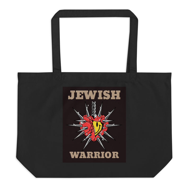 Brave Warrior | Large Organic Tote Bag