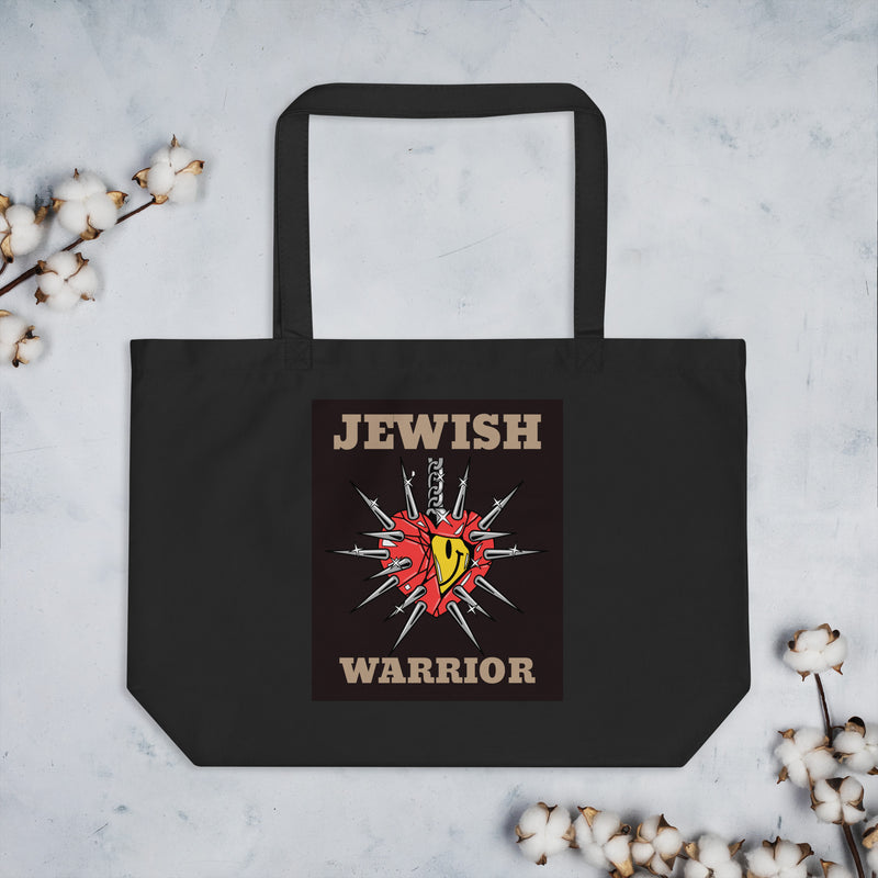 Brave Warrior | Large Organic Tote Bag