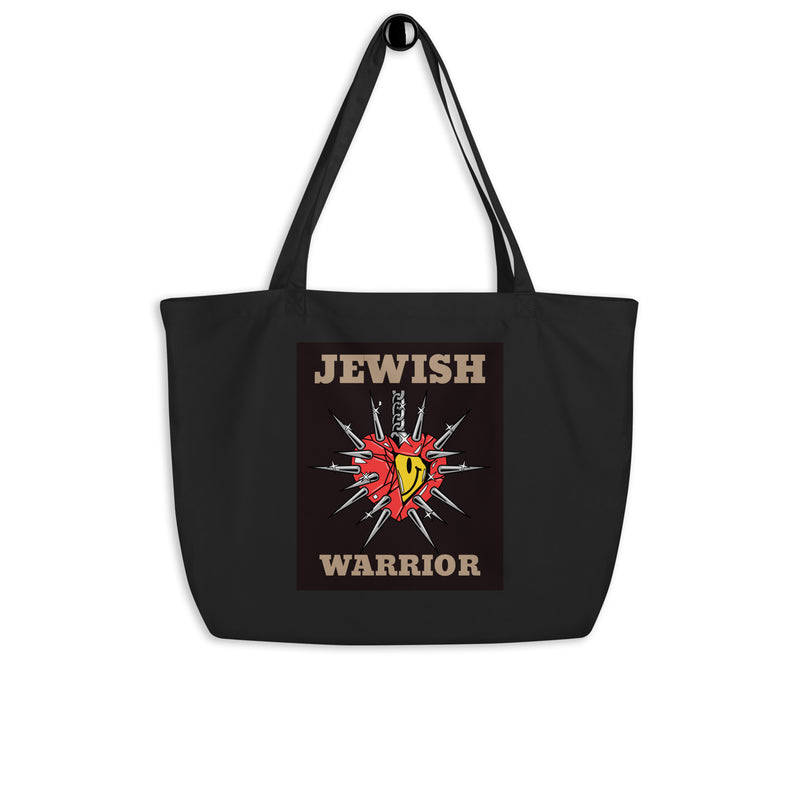 Brave Warrior | Large Organic Tote Bag