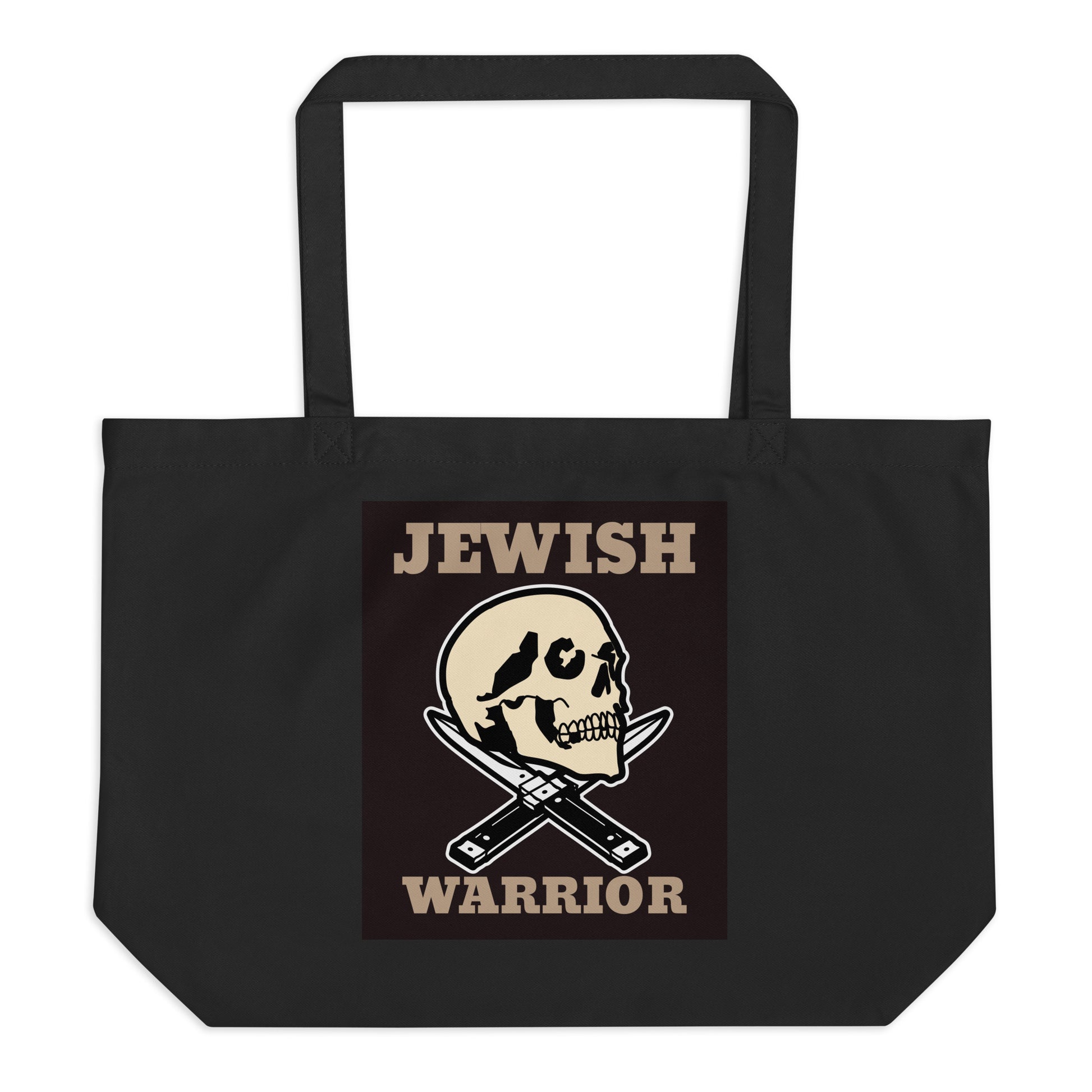 Brave Warrior | Large Organic Tote Bag Jouparty