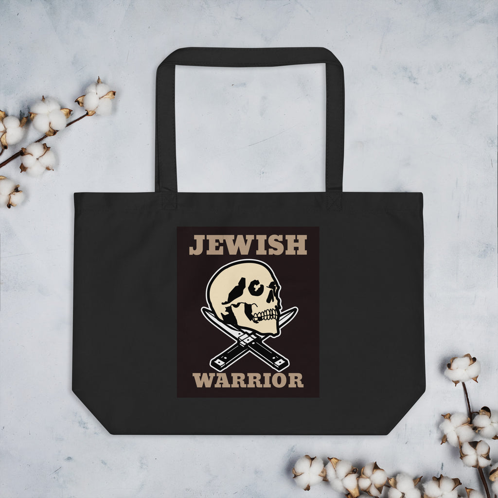 Brave Warrior | Large Organic Tote Bag Jouparty