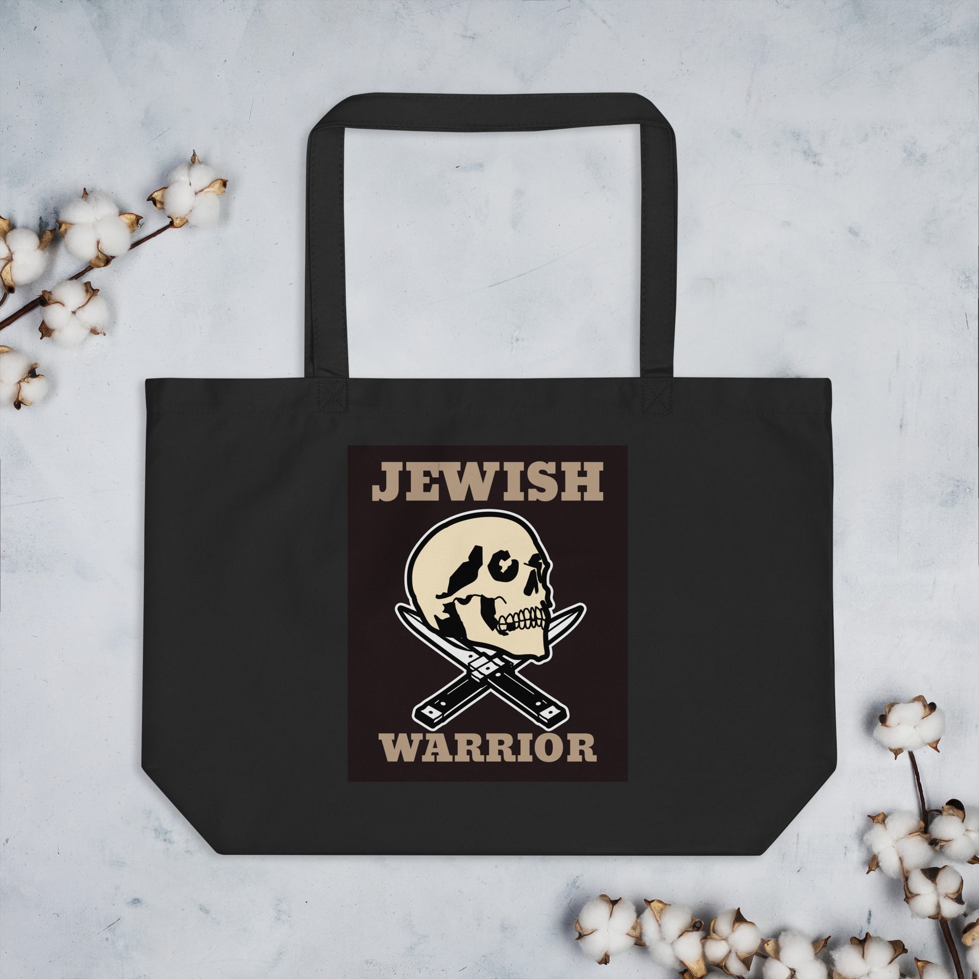 Brave Warrior | Large Organic Tote Bag Jouparty