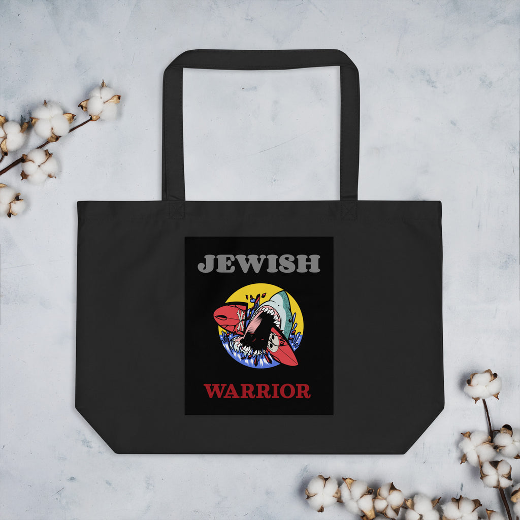 Brave Warrior | Large Organic Tote Bag Jouparty