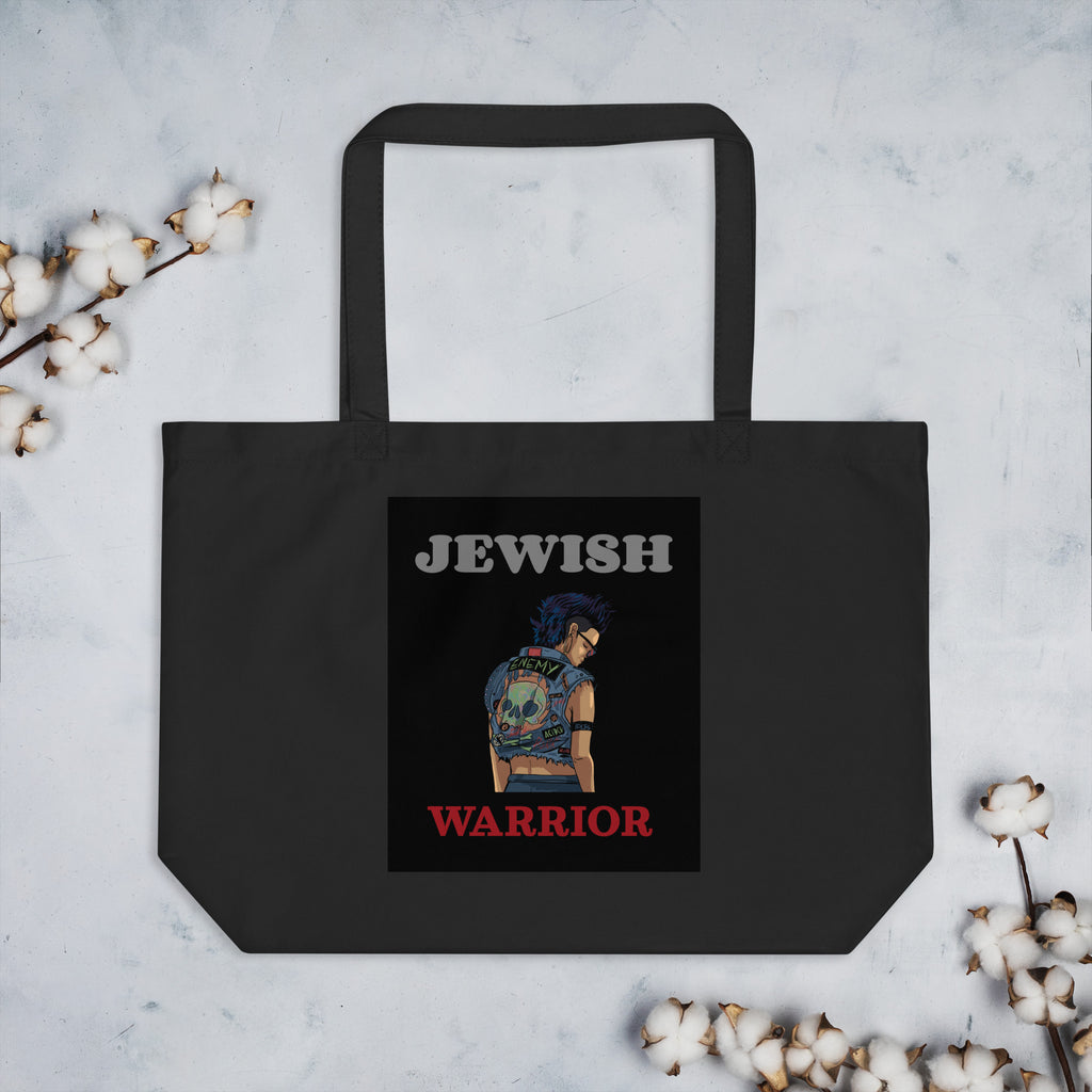 Brave Warrior | Large Organic Tote Bag Jouparty