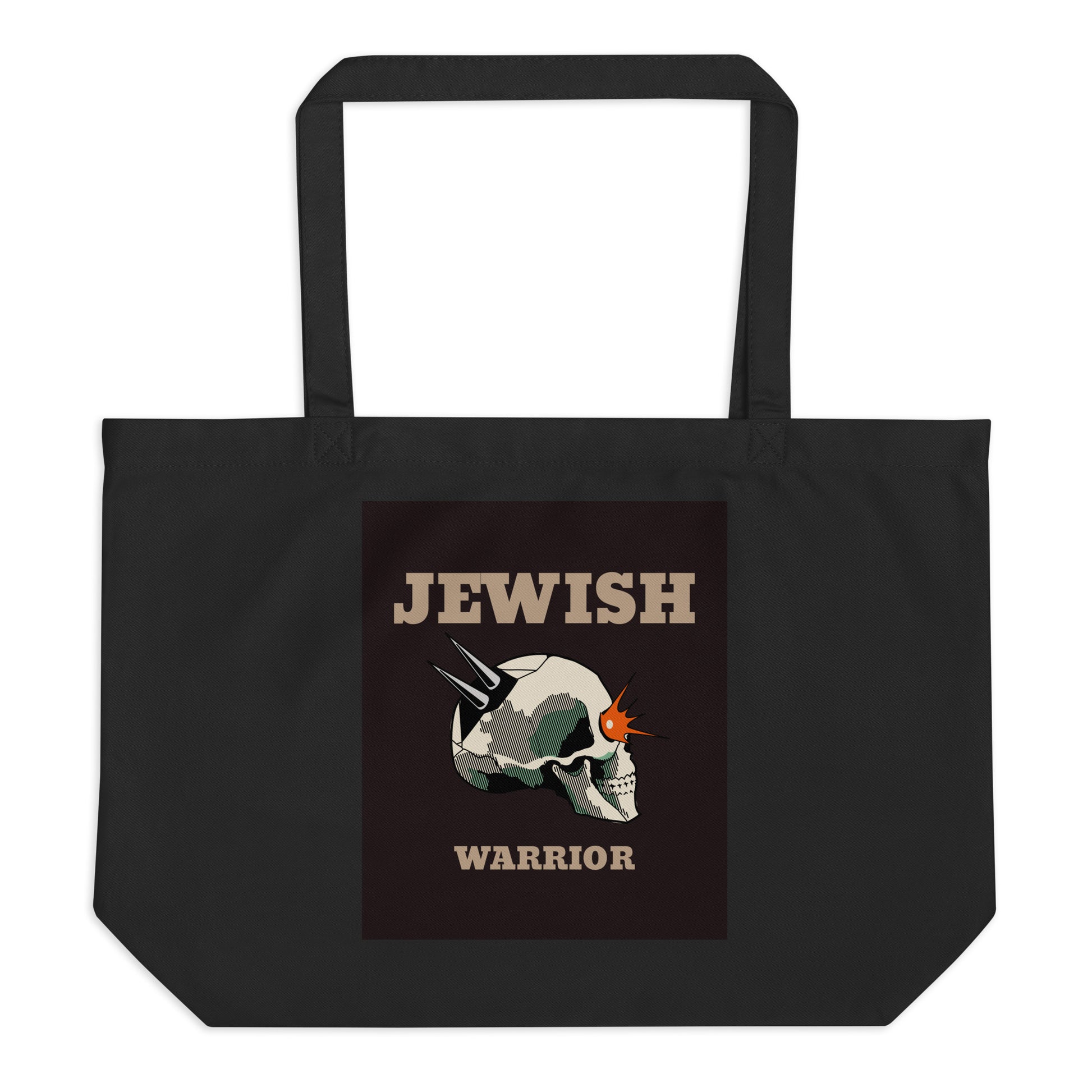 Brave Warrior | Large Organic Tote Bag Jouparty
