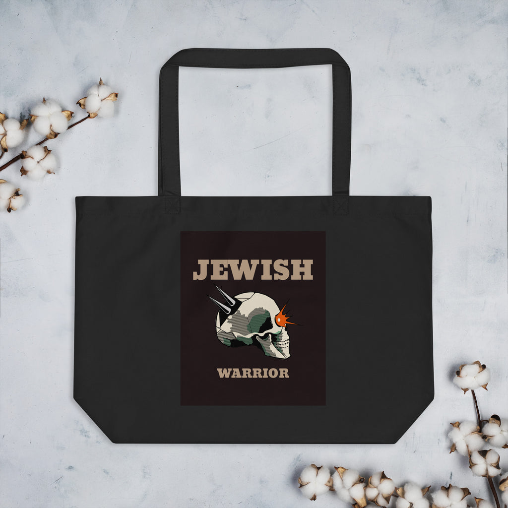 Brave Warrior | Large Organic Tote Bag Jouparty