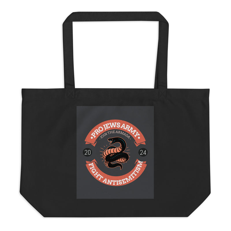 Brave Warrior | Large Organic Tote Bag