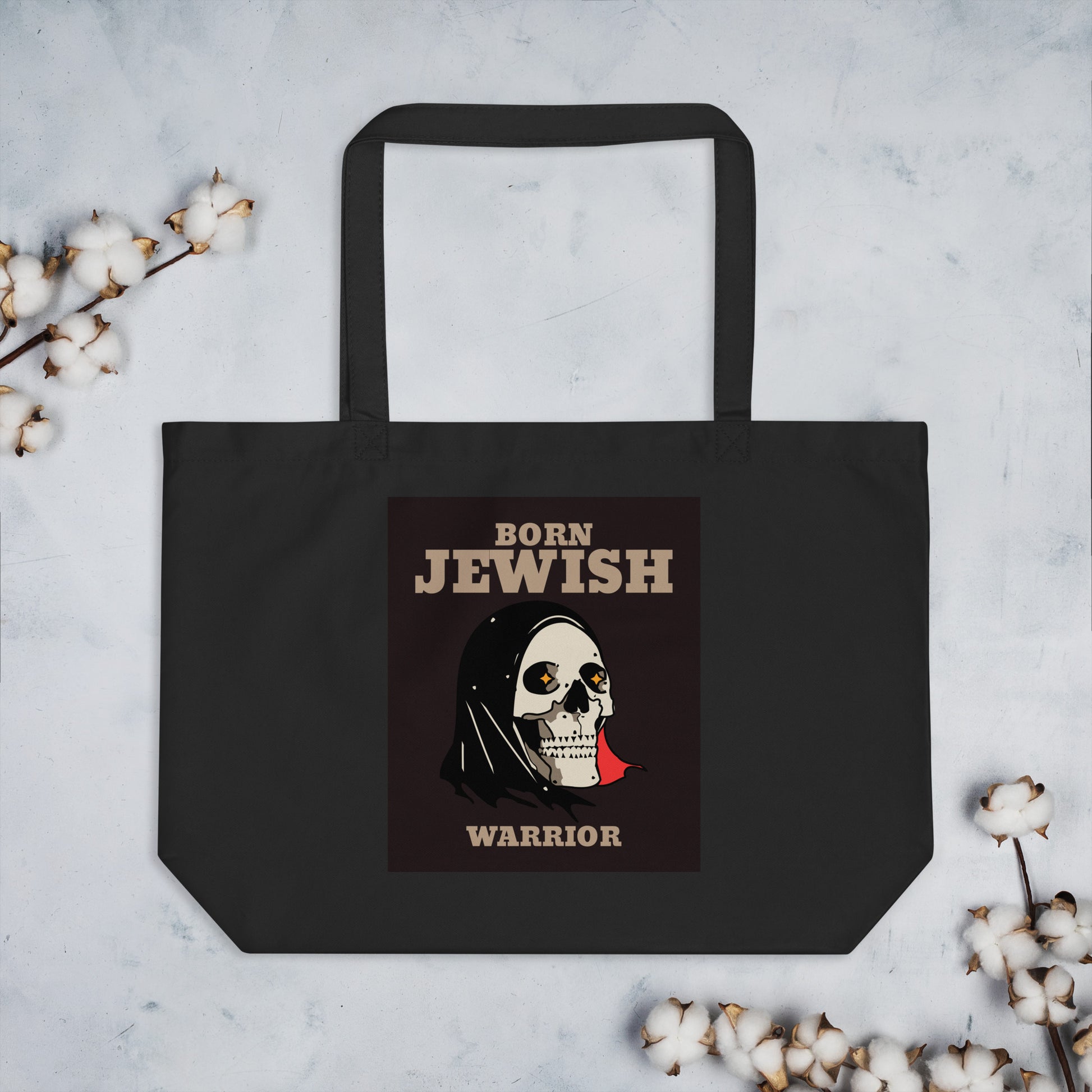 Brave Warrior | Large Organic Tote Bag