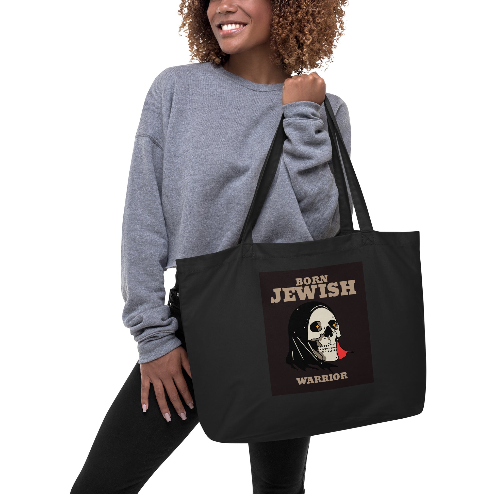 Brave Warrior | Large Organic Tote Bag