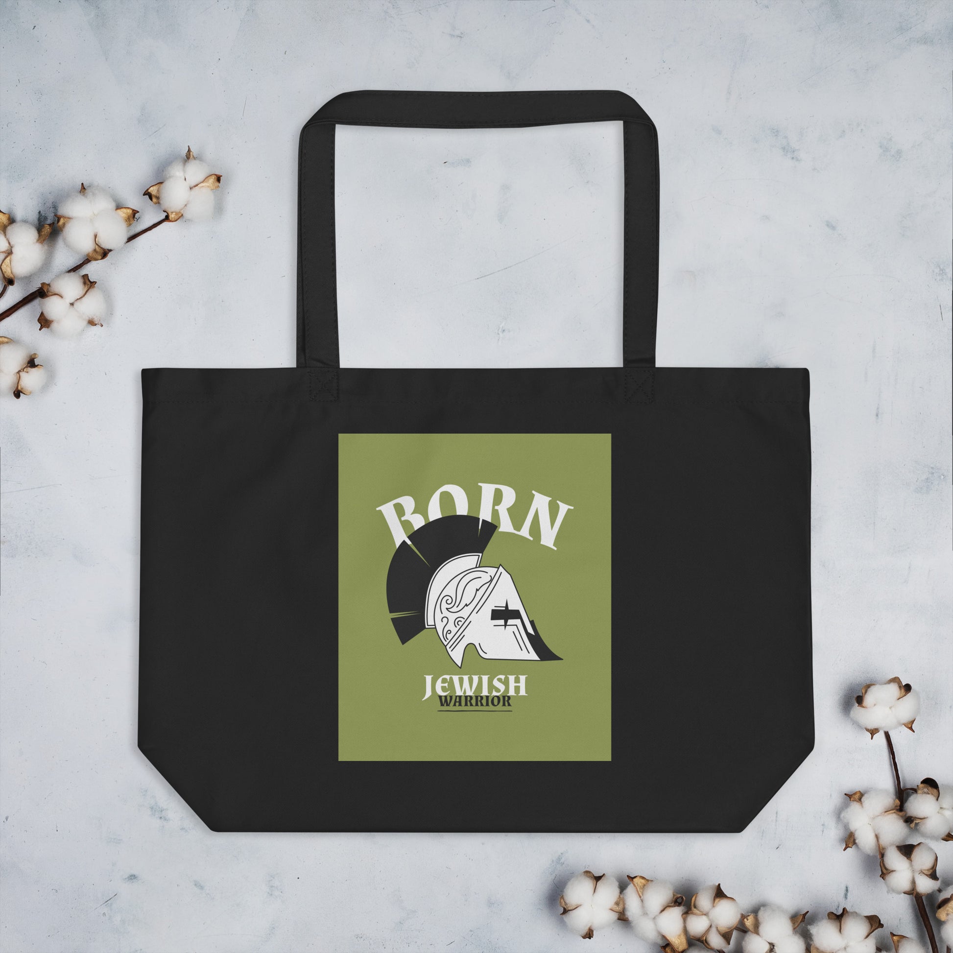 Brave Warrior | Large Organic Tote Bag Jouparty