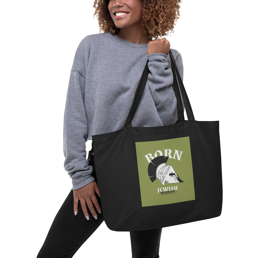 Brave Warrior | Large Organic Tote Bag Jouparty